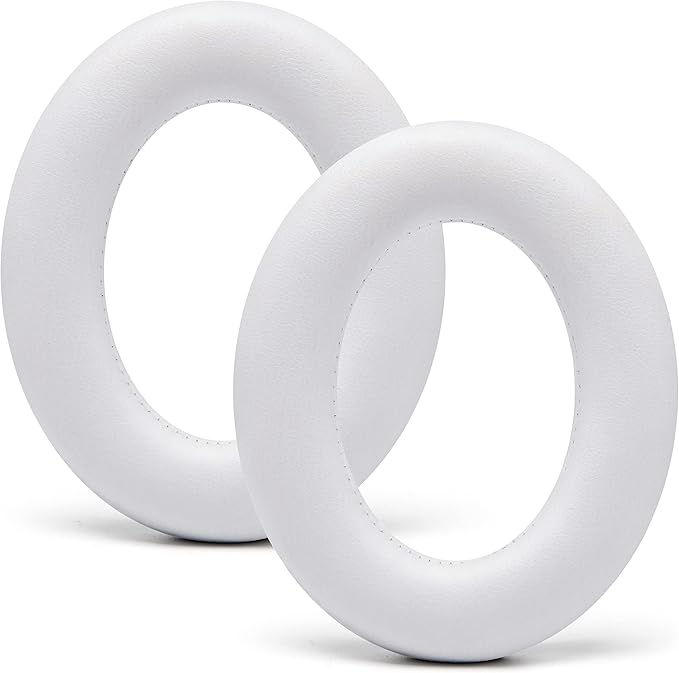 WC Wicked Cushions Upgraded Replacement Ear Pads for Bose 700 Noise Cancelling Headphones (NC700) - Softer PU Leather, Luxurious Memory Foam, Added Thickness, Extra Durable Ear Cushions | (White)