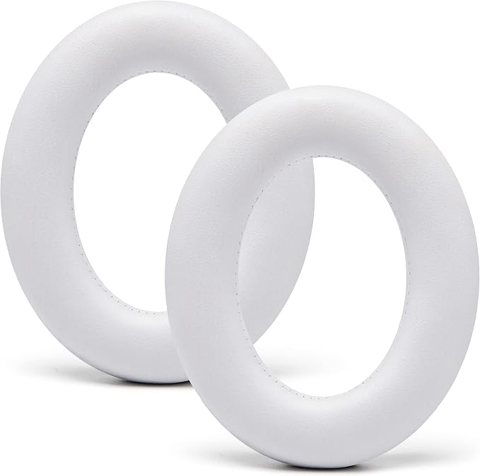 WC Wicked Cushions Upgraded Replacement Ear Pads for Bose 700 Noise Cancelling Headphones (NC700) - Softer PU Leather, Luxurious Memory Foam, Added Thickness, Extra Durable Ear Cushions | (White)