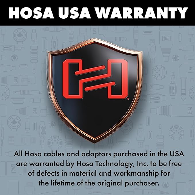 Hosa HXS-030 Pro Balanced Interconnect, REAN XLR3F to 1/4 Inches TRS, 30 Feet