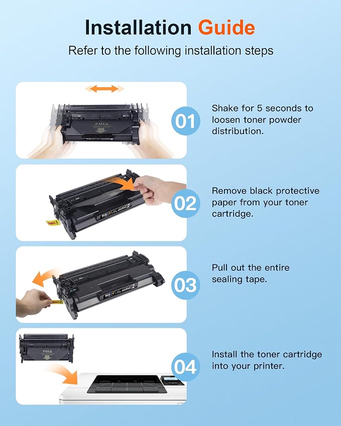 E-Z Ink Pro 58X HP Toner Cartridge High Yield Replacement for HP 58X CF258X 58A CF258A Compatible with HP LaserJet MFP M428fdw M428fdn M428dw M404 M428 Pro M404n M404dn M404dw, 2 Pack (with Chip)