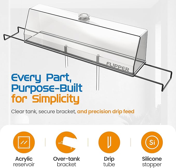 Flipper Aquarium Auto Top Off System ATO Water Level Maintainer for Fresh and Salt Water Aquarium Tanks