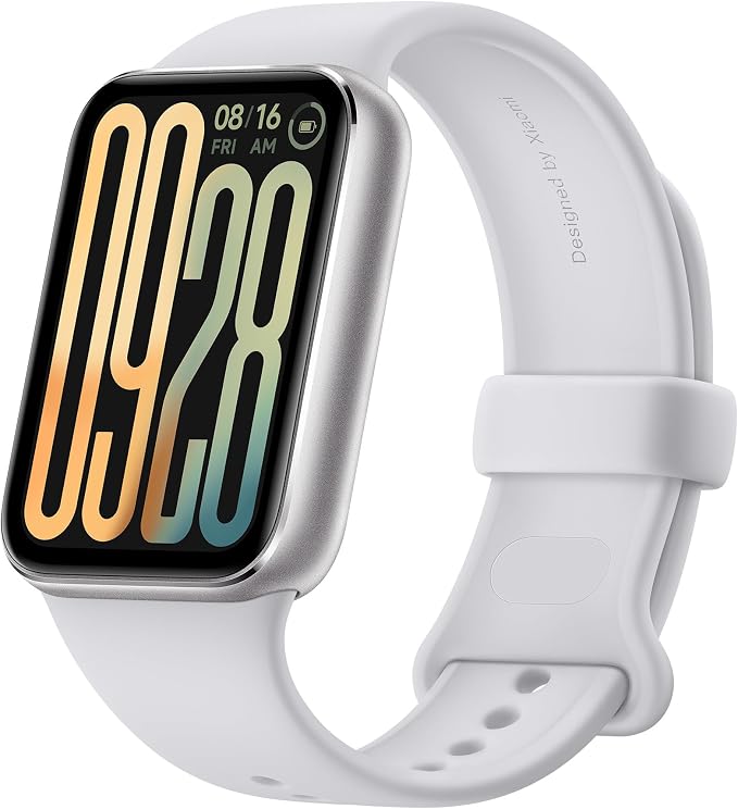 XIAOMI Smart Band 9 Pro Smartband Global Version 1.74" Display Blood Oxygen GPS Health Monitoring Fitness Tracker 150+ Sports Mode (Moonlight Silver)