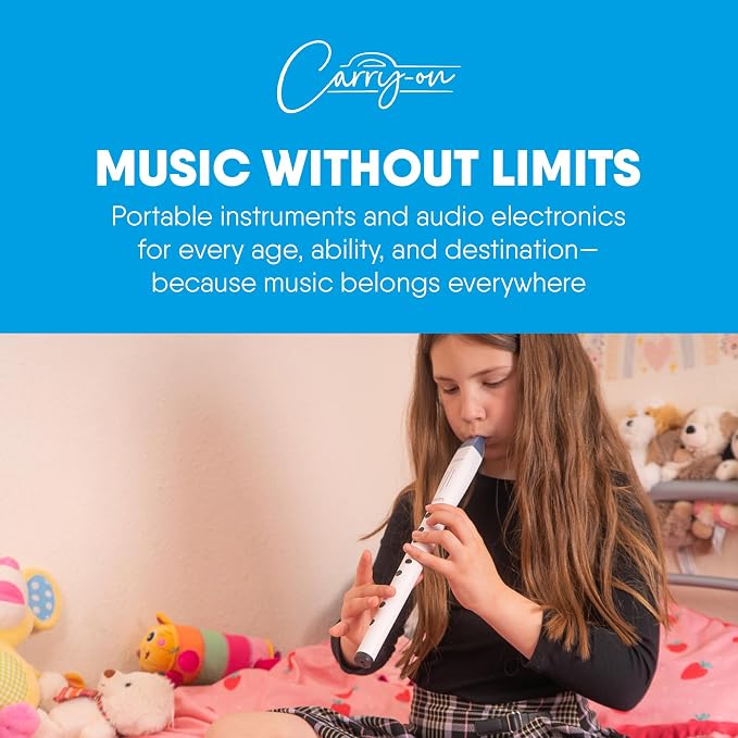 Carry-on Digital Wind Instrument 2 - Lightweight and Rechargeable - 10 Instrument Voices - Built-In Speaker and MIDI over Bluetooth Connectivity for Performances and Practice Anywhere - Black