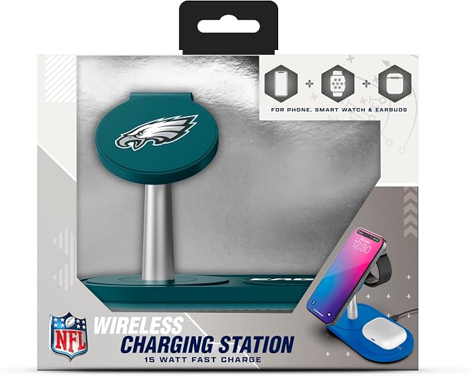 SOAR NFL 3-in-1 Wireless Charging Station