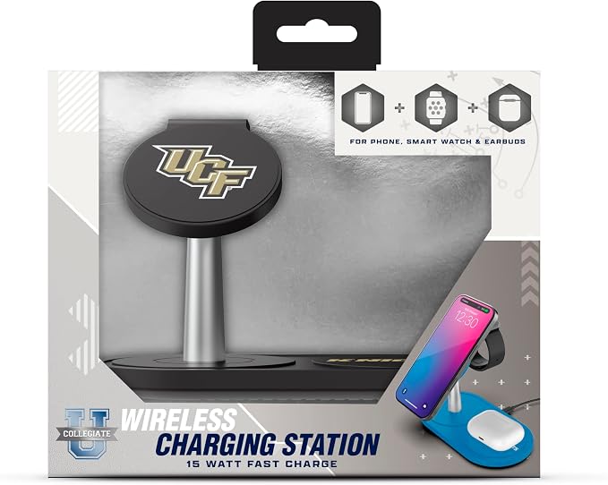 SOAR Collegiate 3-in-1 Wireless Charging Station