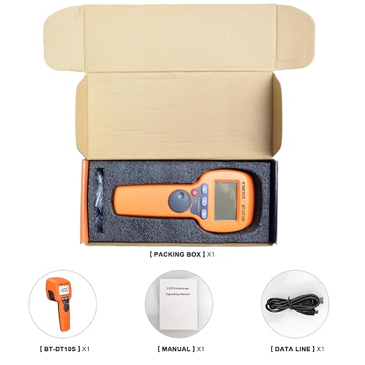BTMETER Handheld Stroboscope 60~99999 RPM, Digital Strobe Light Tachometer BT-DT10S, Estroboscopio Non Contact Motor Engine Speed Analyzer Measure Hz Velocity w/High Accuracy 0.001%