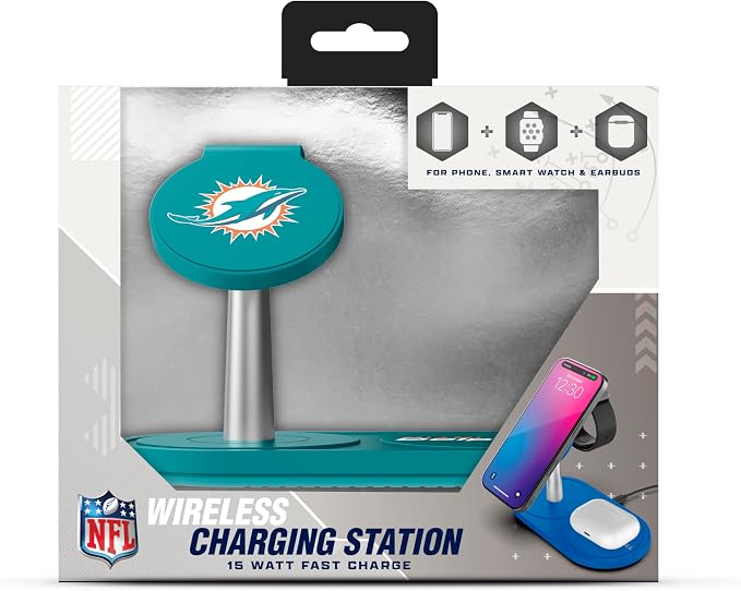 SOAR NFL 3-in-1 Wireless Charging Station
