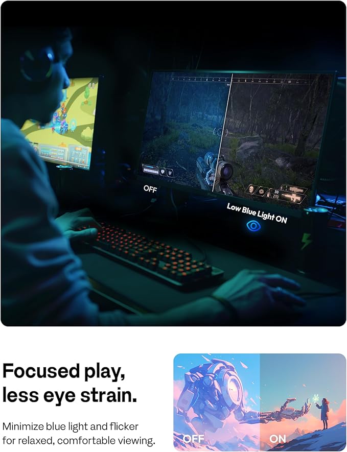 Pixio PX279 Wave Purple 27 inch 240Hz Refresh Rate FHD 1080p Resolution Fast IPS Panel 1ms GTG Response Time Gaming Monitor with Adaptive Sync