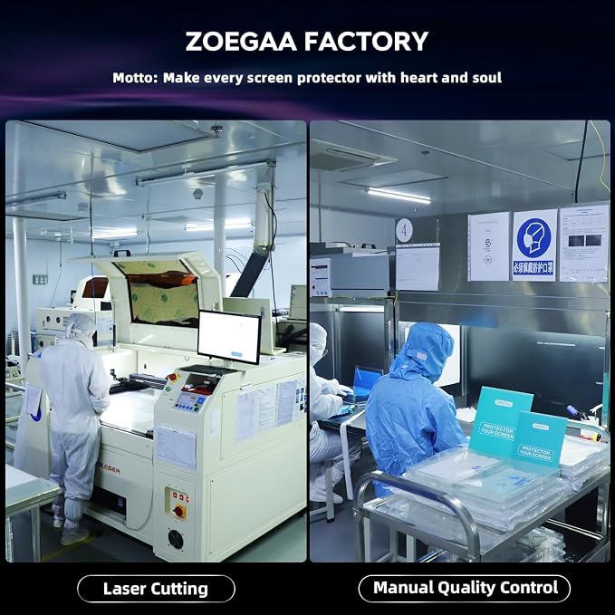 ZOEGAA Privacy Screen Protector For iPad A16 10.9 Inch/11 Inch 2022/2025 11th/10th Generation, Anti Blue Light And Glare Face Id & Apple Pencil Compatible Case Friendly