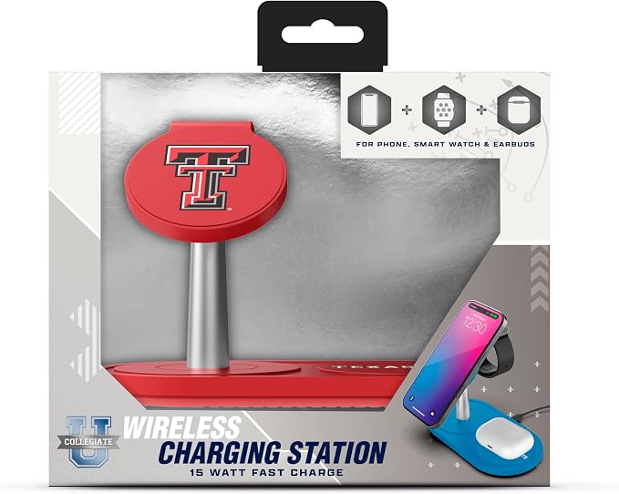 SOAR Collegiate 3-in-1 Wireless Charging Station