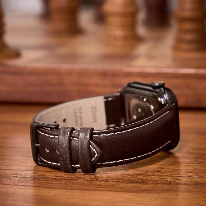 Archer Watch Straps - Top Grain Leather Watch Bands for Apple Watch