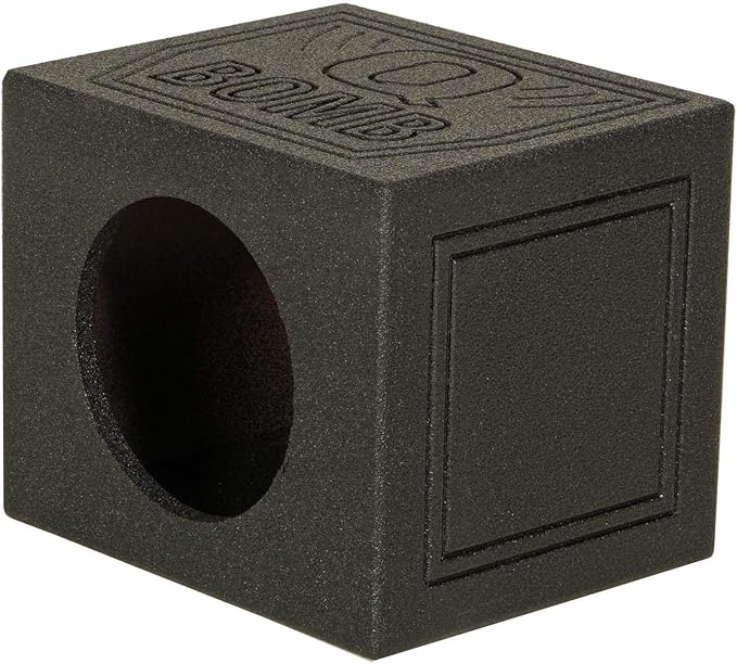 Q Power QBomb 12 Inch Sealed Car Audio Subwoofer Sub Box Enclosure (2 Pack)