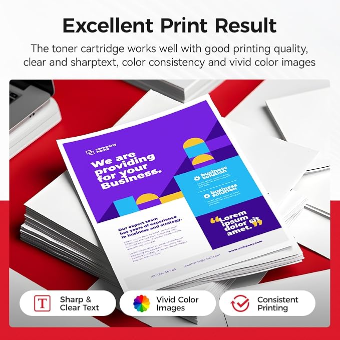 067H Toner Cartridge Set 4-Pack MF656Cdw MF654Cdw High Yield Replacement for Canon 067 067H Compatible for Color imageCLASS LBP632Cdw LBP633Cdw MF652Cdw MF653Cdw Printer Black Cyan Magenta Yellow