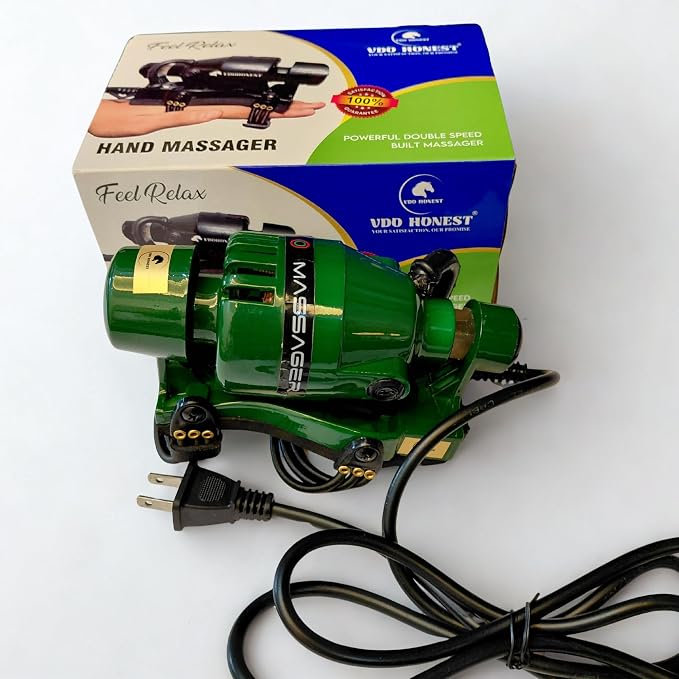 Powerful Double Speed Floating Action for Full Body Massager Corded Electric Powered, Barber Massager Green