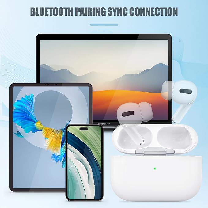 Wireless Charging Case for AirPods Pro 3 USB C Prot Only, Replacement Cases Compatible with AirPod Pro 3rd Gen Charger Case Type-c, (No Earbuds)