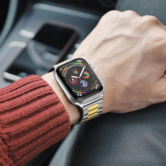 EPULY Metal Band Compatible with Apple Watch Bands for Men 49mm 46mm 45mm 44mm 42mm 41mm 40mm 38mm, Business Stainless Steel Strap for iWatch Bands Series 11 10 9 8 7 6 5 4 3 2 1, SE3 2 1, Ultra3 2 1
