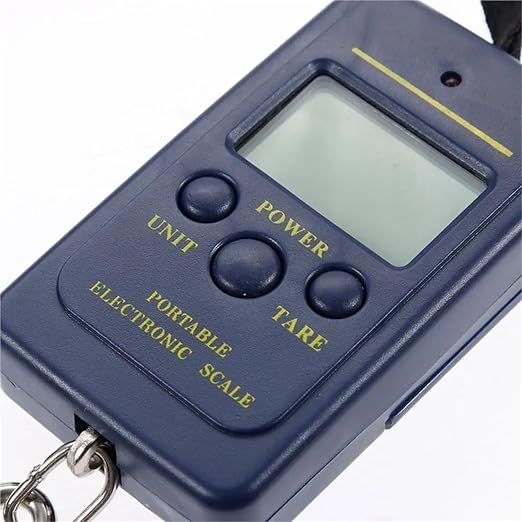 5pcs Portable Handheld Luggage Weight Scale: Electronic LCD Display Digital Scale with Hanging Hook (No Backlight)