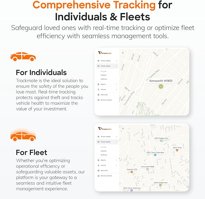 Kirbi OBD Tracker, GPS Tracker for Vehicles Real-Time Tracking, Worldwide Compatible Vehicle Tracker, Lightweight and Compact Car GPS Tracker, Plug-and-Play