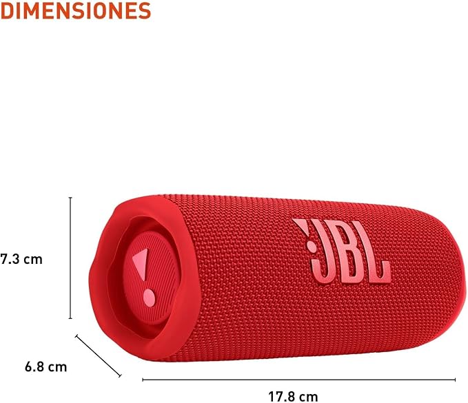 JBL Flip 6 - Portable Bluetooth Speaker - Red (Renewed)