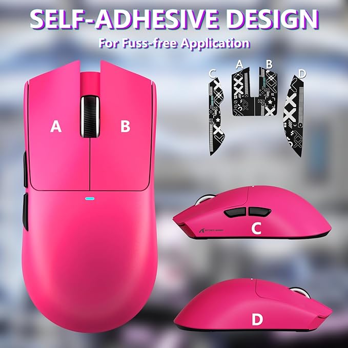 MAMBASNAKE Attack Shark X11SE Lightweight Wireless Gaming Mouse, Tri-Mode 2.4G/USB-C Wired/BT, 22K DPI, PAW3311 Optical Sensor, 59g, 5 Programmable Buttons, 300mAh Battery for PC/Mac((Berry-Griptape)