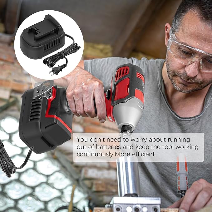 500W AC to DC Converter for Milwaukee M-18 18V Cordless Tools, 110V to 18V AC/DC Adapter Power Supply, AC Plug Transformer Adapter