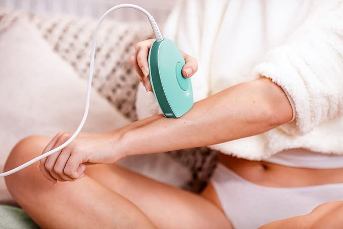 SmoothSkin Pure Mini Lite IPL Green Hair Removal Device – Compact At-Home Laser Hair Removal for Women, Safe for Face & Body, Permanent Hair Reduction, Gentle & Painless, Salon-Quality Results