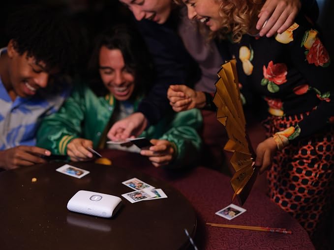 Fujifilm Instax Mini Link 2 Smartphone Photo Printer, Wireless, Portable, and Lightweight Instant Film Printer, Bluetooth, Compatible on iPhone IOS or Android Devices - Clay White (Renewed)