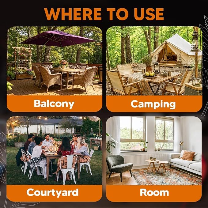 Mosquito Repellent, Mosquitoes Repellent Indoor, Keep Mosquito Away, Covers 120 sq ft of Space,Safe for People and Pets, Perfect for Patio,Bedroom,Garden,Camping-8P