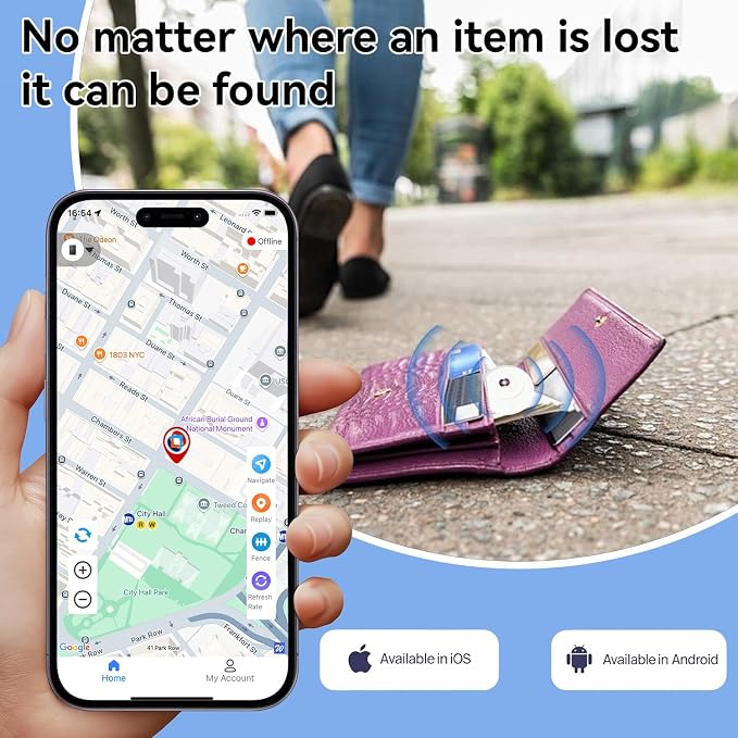2026 GPS Tracker for Vehicles, Cars & Kids–Real-Time Tracking with Worldwide Coverage | No Monthly Fee & No SIM Needed | IP67 Waterproof | Long Battery Life | Compatible with iPhone & Android