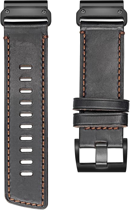 Soft Horween Leather Watch Band Compatible With Garmin, Strap For Fenix/Forerunner/Approach/MARQ/Quatix / D2 Series/Instinct/Epix/Tactix/Foretrex