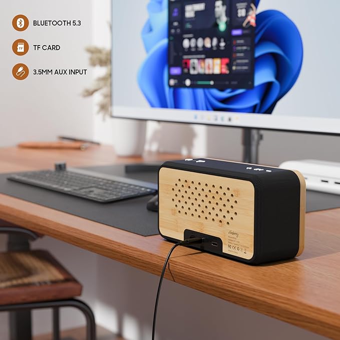 Portable Bluetooth Speaker Wireless,20W(Peak) Bluetooth Speaker with TWS, AUX, TF Card,Wireless Speaker with BT5.3,7H Playtime for Home Party Outdoors Gifts