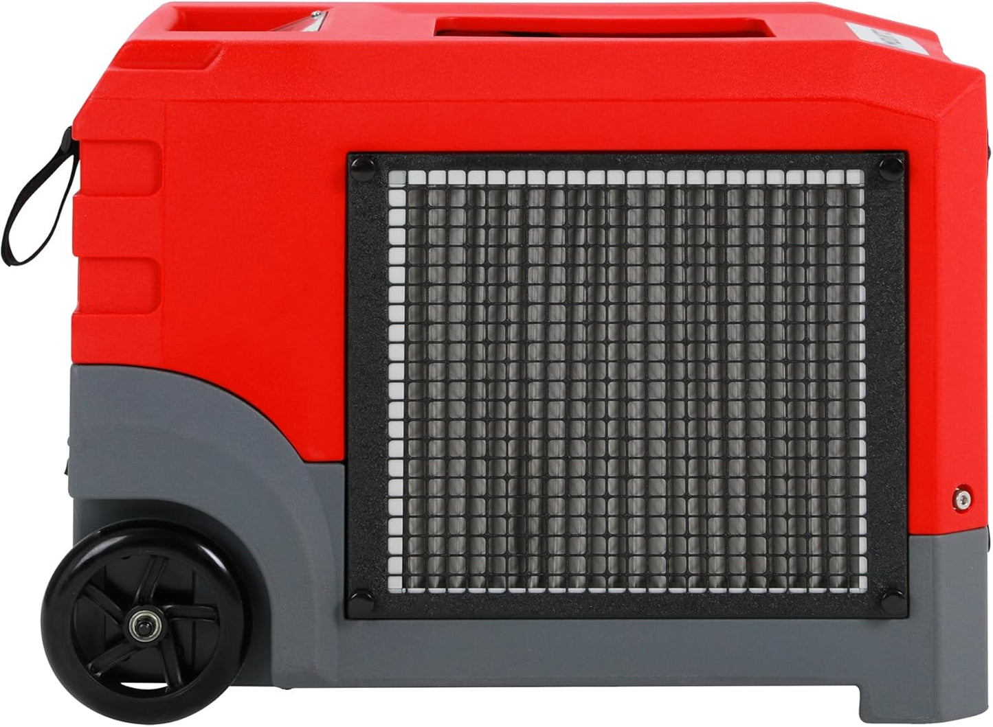 Mounto MOUNTO 268Pints LGR Commercial Compact Dehumidifier with Pump and Drain Hose, LGR Portable Dehumidifier with wheels for Home, Basements, Garages, and Job Sites (Red)