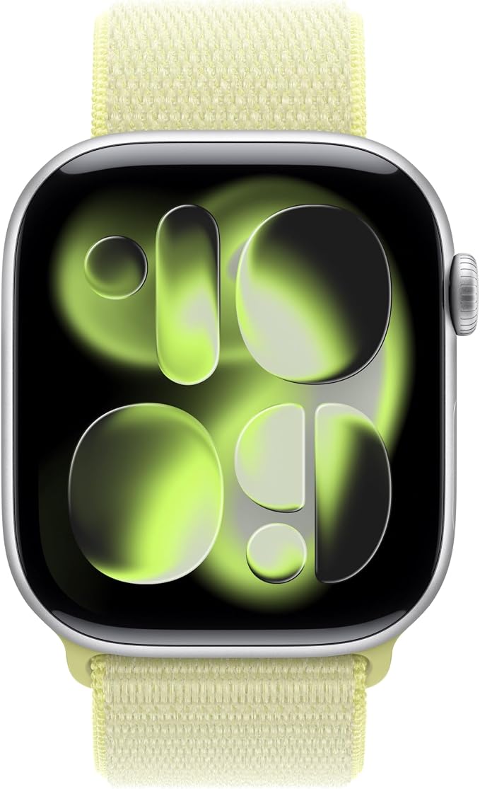 Apple Watch Band - Sport Loop - 46mm - Neon Yellow - One Size (Fits Most)