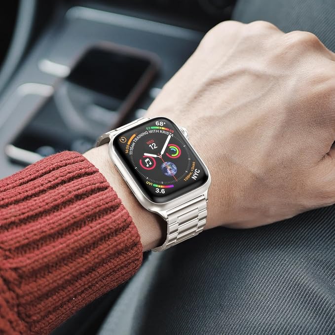 EPULY Metal Band Compatible with Apple Watch Bands for Men 49mm 46mm 45mm 44mm 42mm 41mm 40mm 38mm, Business Stainless Steel Strap for iWatch Bands Series 11 10 9 8 7 6 5 4 3 2 1, SE3 2 1, Ultra3 2 1