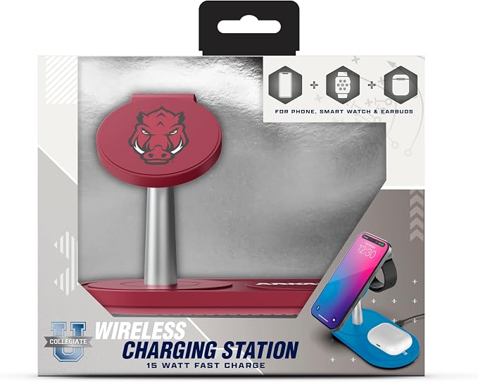 SOAR Collegiate 3-in-1 Wireless Charging Station