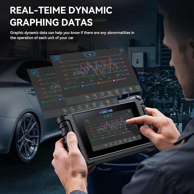 UR400 Bidirectional Diagnostic Tool for Porsche/Benz/BMW/Audi/VW, All System, 49 Reset +39 Services, 500+ Sub-Functions for Accurate Car Miantenance, 4000+Active Test Items,AutoVIN
