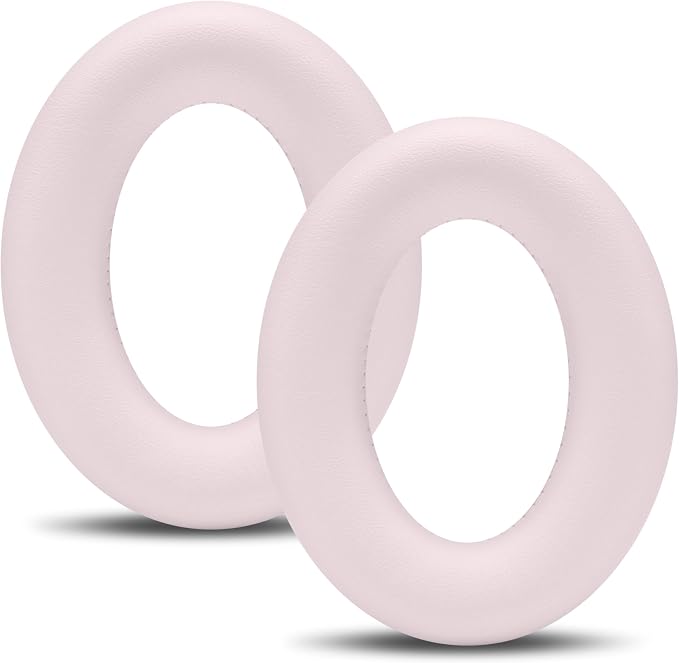 WC PadZ QC45 - Earpads for Bose QuietComfort 45 / QuietComfort Se/QuietComfort Wireless, Made by Wicked Cushions | Extra Thick Cushion | Premium Durable Stitching | Petal Pink