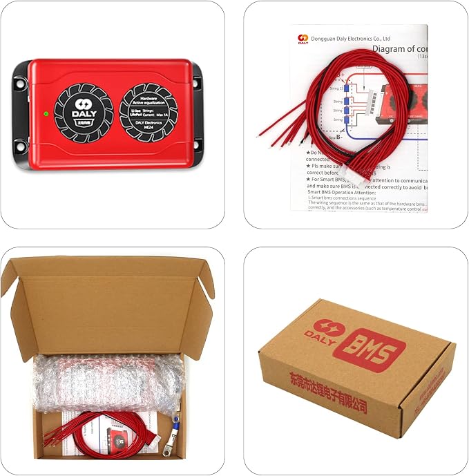 Daly 7S 1A Capacitor Active Balancer Equalizer for Lifepo4 NCM Battery Group Energy Transfer Board