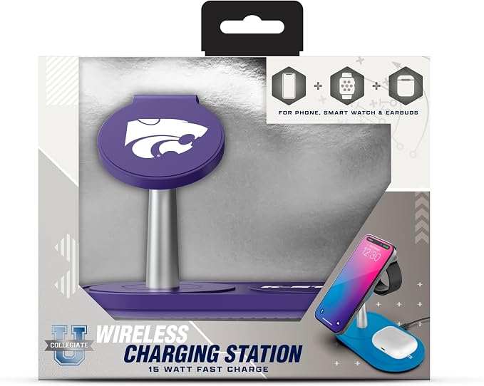 SOAR Collegiate 3-in-1 Wireless Charging Station