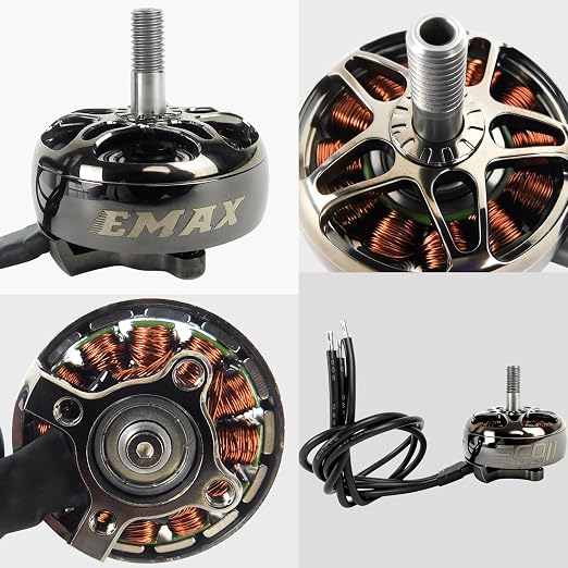 ECO II 2807 Brushless Motor 1300KV 3-6S RC Motor for RC FPV Racing Multicopter RC Drone Quadcopter Spare Parts RC Parts, rc Plane Motor Drone Motor 4PCS