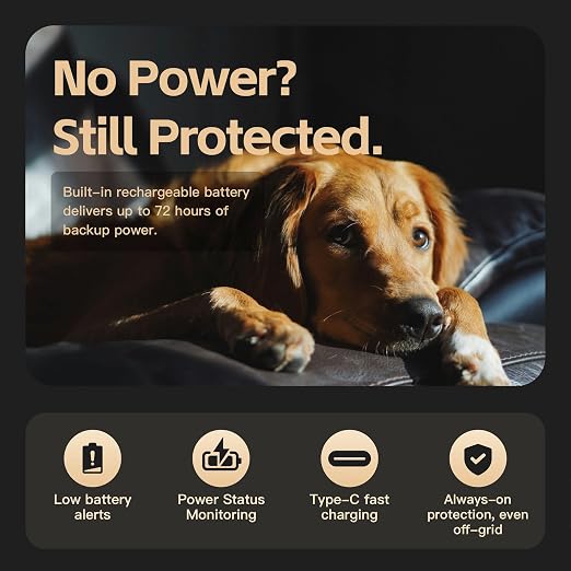 Cellular Temperature Monitor for RV Pet Safety – 4G Remote Temperature, Humidity & Power Outage Monitor for Vacation Home & Server Room | App Controlled | No WiFi | 2 Year Subscription Included | Swiss-Precision Sensor with 30-Second Updates for Faster...