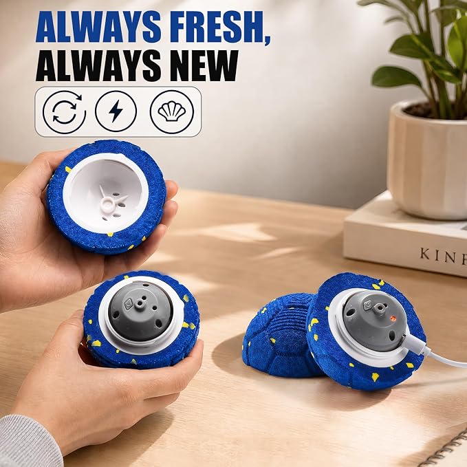 vinkey Smart Interactive Dog Toy, Dog Ball Toy, Automatic Moving, Bouncing, and Rotating, E-TPU Material, IP56 Waterproof Rating, Active Rolling Ball for Puppy, Medium and Large Dogs