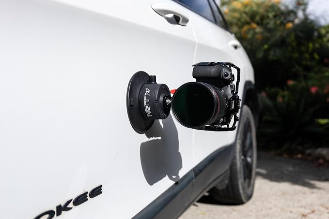 Allen Smart Suction® SNAP Camera Mount, Model SB-03, Compatible with DSLR, Mirrorless, Compact, DJI, Insta360, and GoPro-Style Action Cameras