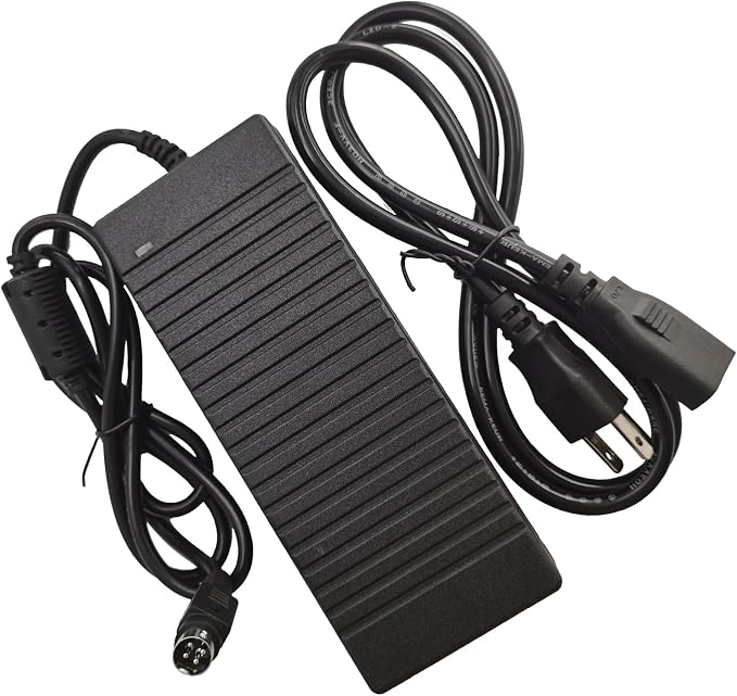 4-Pin 12V 10A AC Adapter for Synology NAS DiskStation DS1520+ DS923+ Charger DS1522+ DS916+ DS918 DS918+ DS920+ DS723+ DS420+ DS423+ DS620slim DS720+ DS415+ DS418 DS718+DS1019+ NAS Server Power Supply