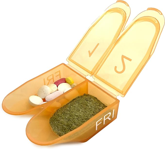 e-Pill 2 Times a Day x 7 Day Weekly Pill Organizer, Vitamin, and Medicine Pillbox (2x7)