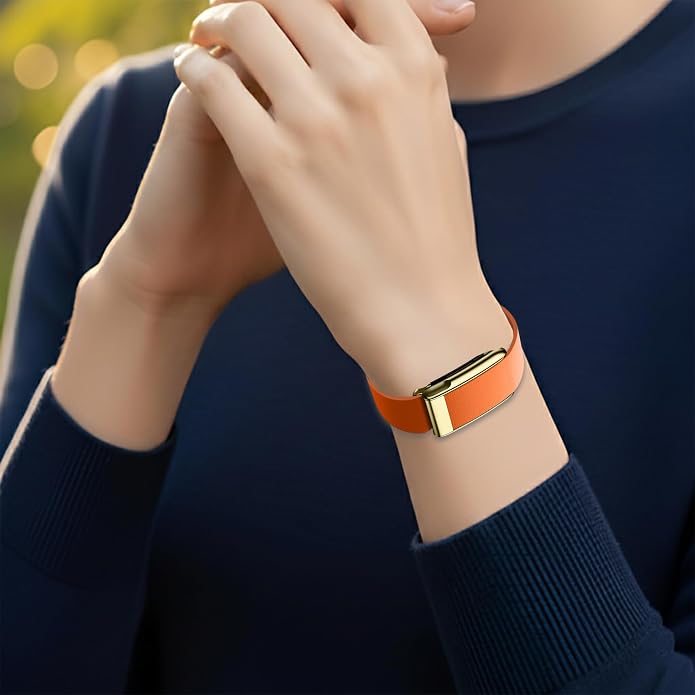 DADO Luxe Tapered Leather Replacement Band Compatible with WHOOP 5.0, One, Peak, and Life Fitness Tracker – Durable & Comfortable | Not for Whoop Gen 4