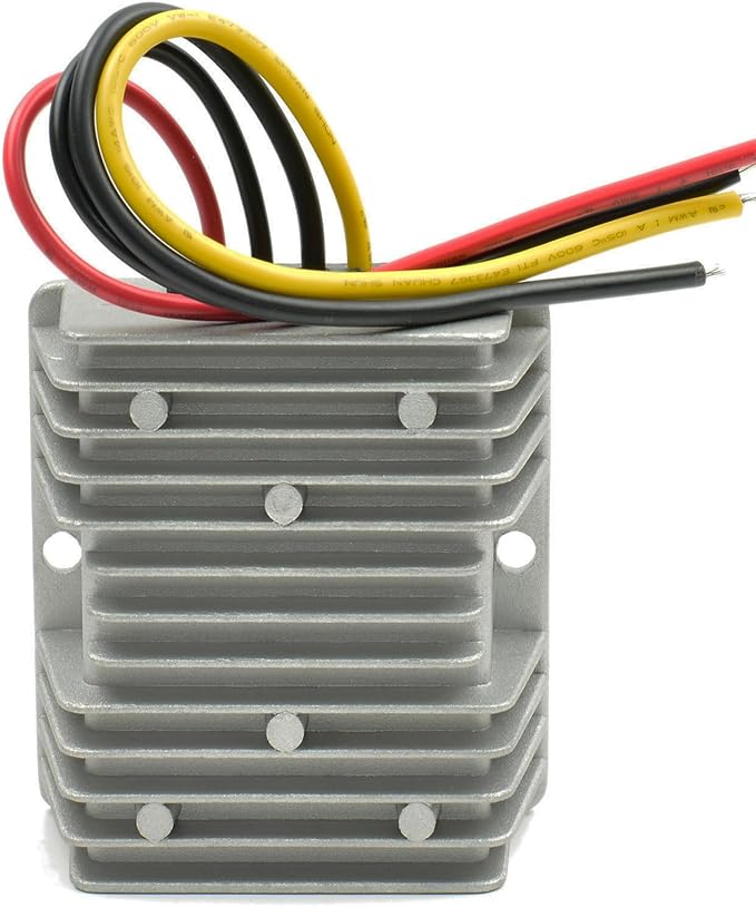 DC Converter Regulator 24V Step Down 12V 15A 180W, Waterproof Voltage Reducer, Adapter Converter Power Supply Module Buck Transformer, for Auto Car Truck Vehicle Boat Golf Cart, Forklifts