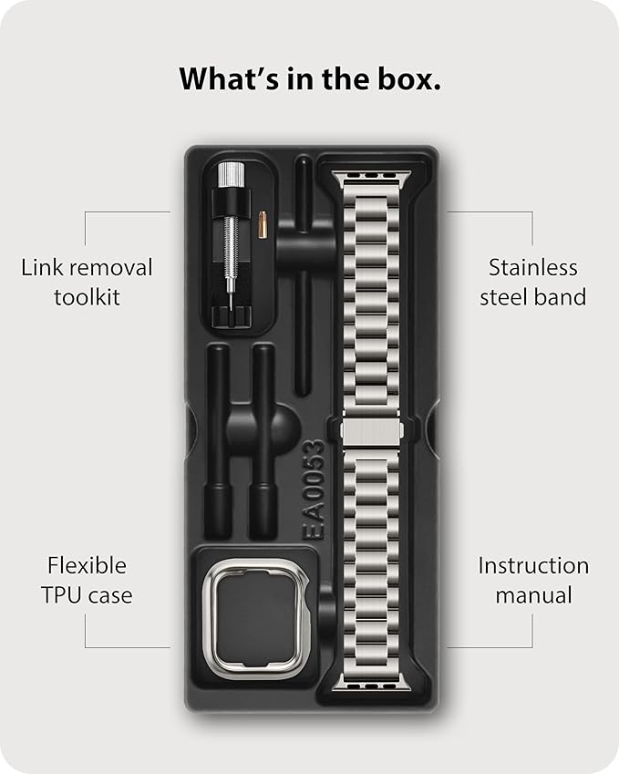 Fullmosa Metal Band Compatible with Apple Watch Bands 41mm 40mm 38mm, iWatch Band with Case for Apple Watch Series 9 8 7 6 5 4 3 2 1 SE3/2/1, Starlight