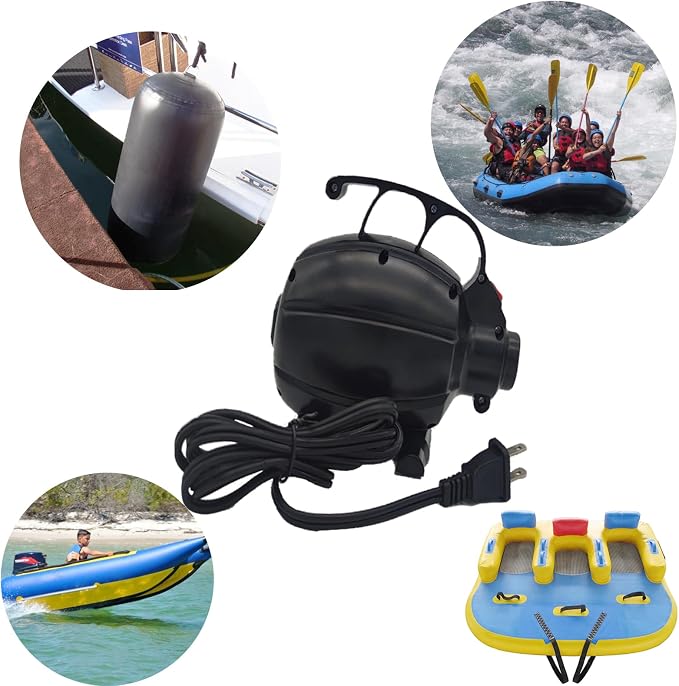 Air Pump for Inflatable Boat Fenders and Rafts Dinghies