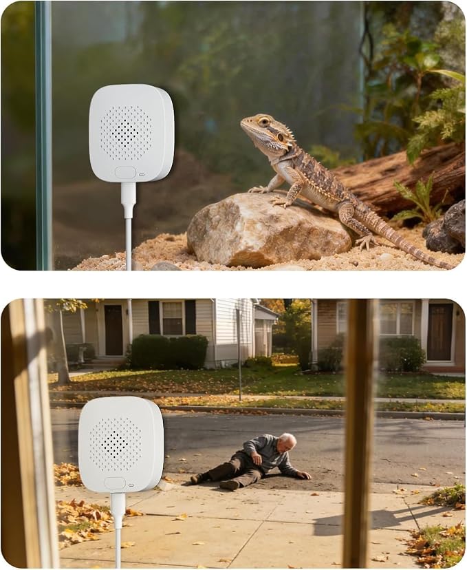 LongPlus 8MP 4K Window Camera 2 Pack, 2.4/5GHz WiFi Safeview Camera with Night Vision, Indoor Window Cameras for Home Security, Human/Car Detection, 24/7 Recording, No Drill Installation